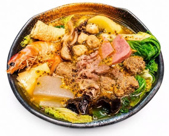 Passion fruit soup, Hot pot (百香果汤 一锅香)